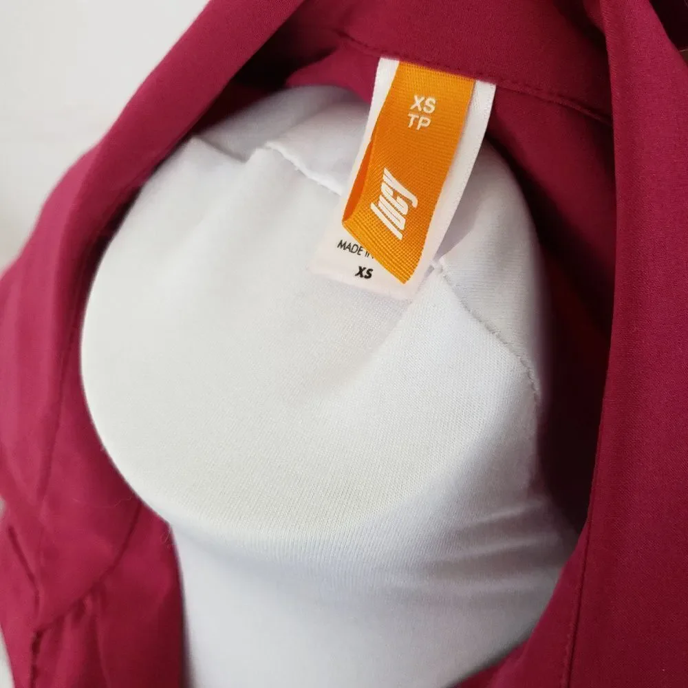 3/$25 Lucy XS button up soft raspberry magenta - Picture 7 of 7